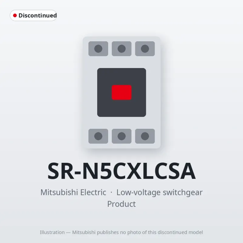 SR-N5CXLCSA Mitsubishi Low-voltage switchgear Contactor Relay