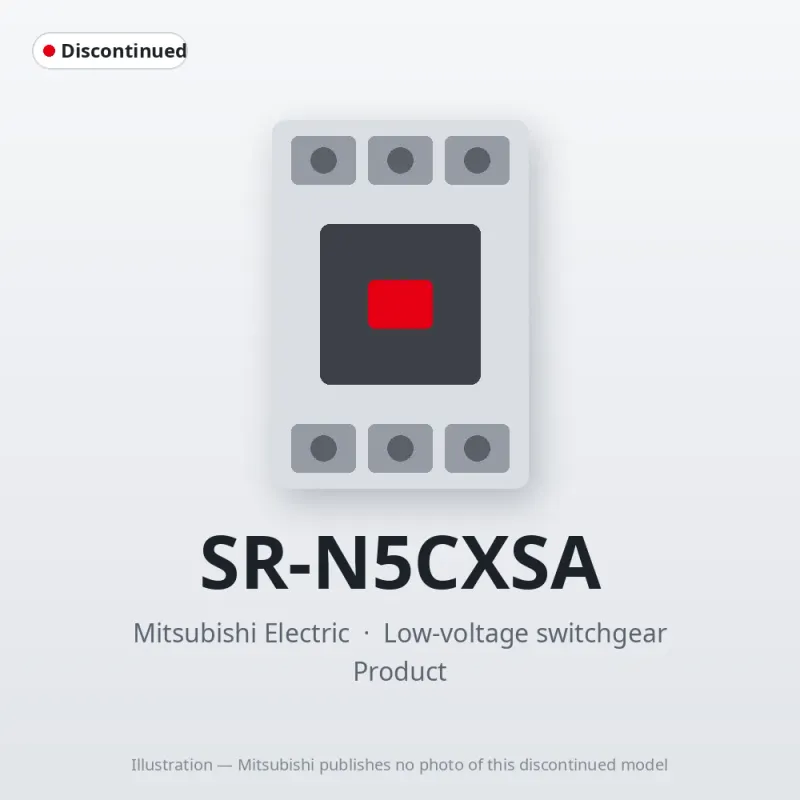 SR-N5CXSA Mitsubishi Low-voltage switchgear Contactor Relay