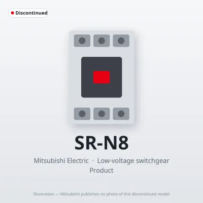 SR-N8 Mitsubishi Low-voltage switchgear Contactor Relay