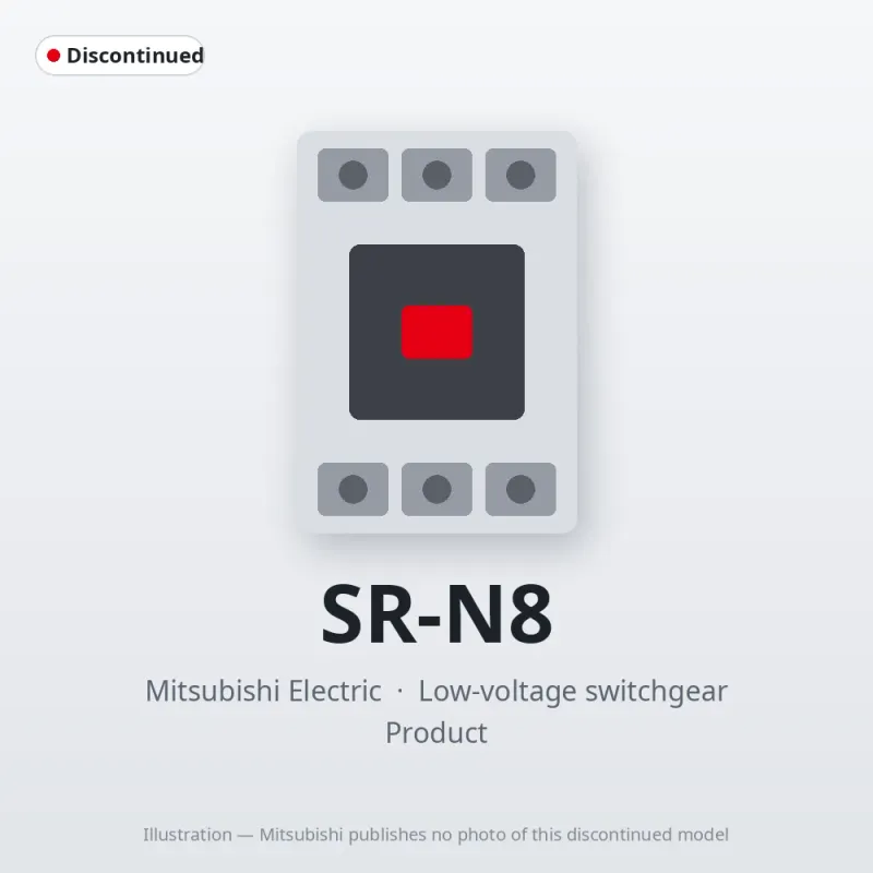 SR-N8 Mitsubishi Low-voltage switchgear Contactor Relay