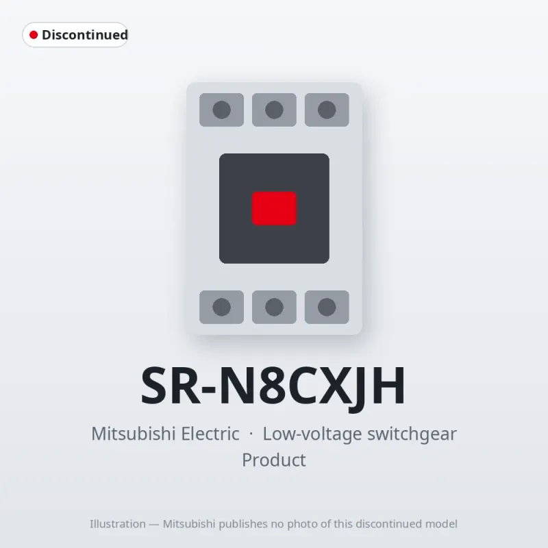 SR-N8CXJH Mitsubishi Low-voltage switchgear Contactor Relay