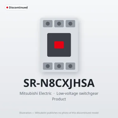 SR-N8CXJHSA Mitsubishi Low-voltage switchgear Contactor Relay