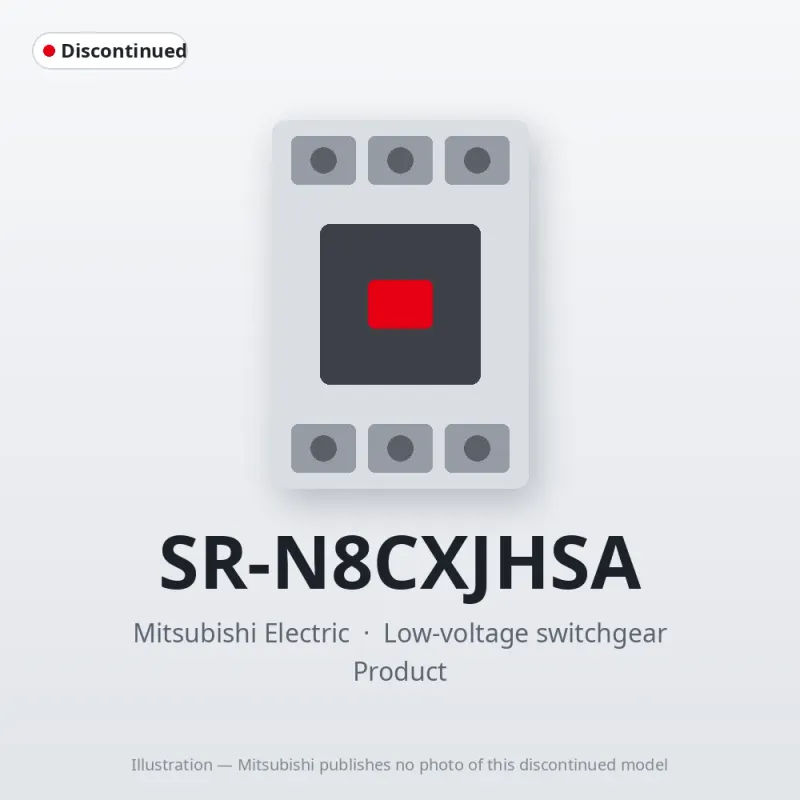 SR-N8CXJHSA Mitsubishi Low-voltage switchgear Contactor Relay