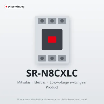 SR-N8CXLC Mitsubishi Low-voltage switchgear Contactor Relay
