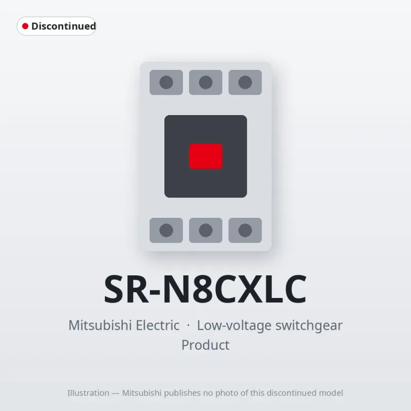 SR-N8CXLC Mitsubishi Low-voltage switchgear Contactor Relay