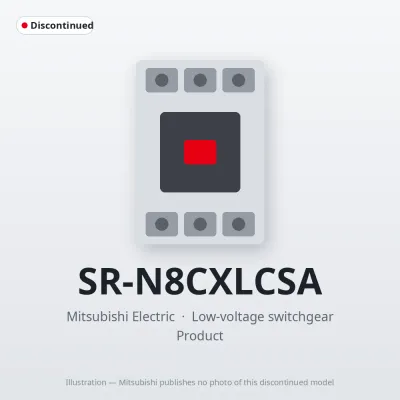 SR-N8CXLCSA Mitsubishi Low-voltage switchgear Contactor Relay