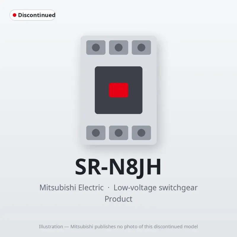 SR-N8JH Mitsubishi Low-voltage switchgear Contactor Relay