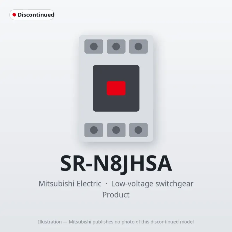 SR-N8JHSA Mitsubishi Low-voltage switchgear Contactor Relay