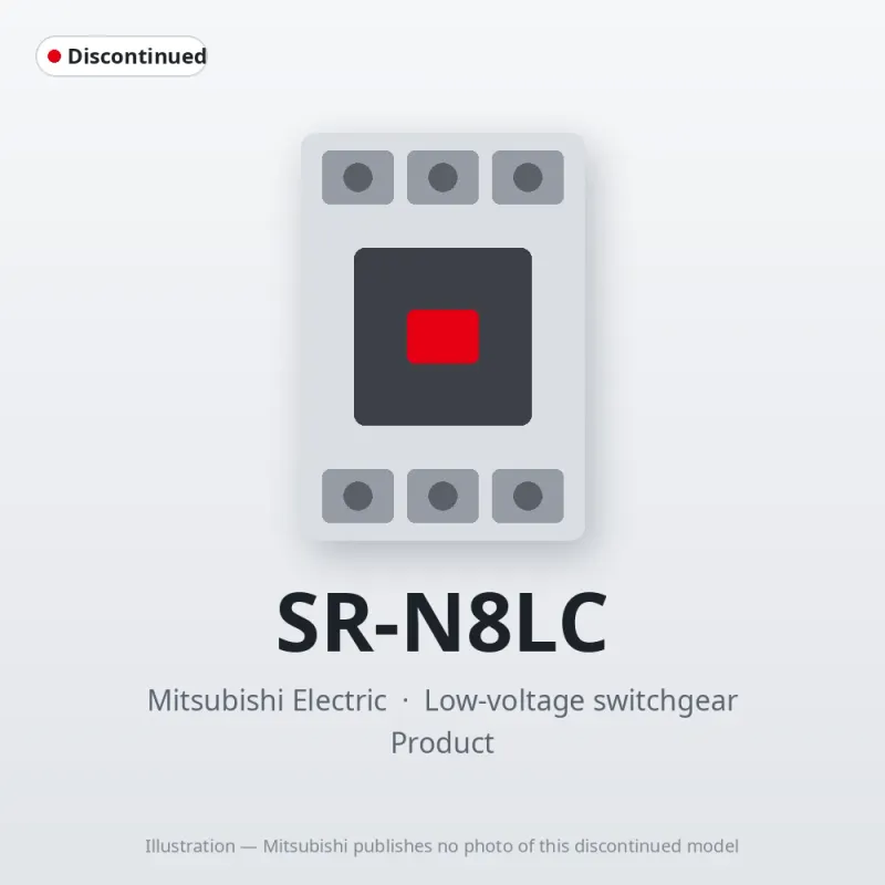 SR-N8LC Mitsubishi Low-voltage switchgear Contactor Relay