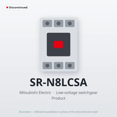 SR-N8LCSA Mitsubishi Low-voltage switchgear Contactor Relay
