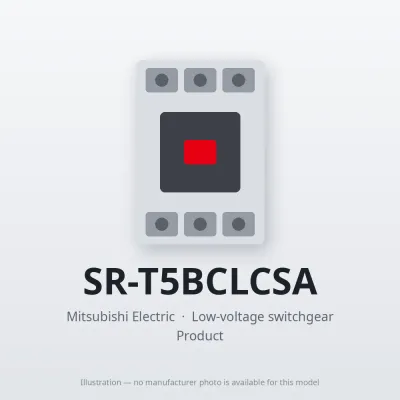 SR-T5BCLCSA Mitsubishi Low-voltage switchgear Contactor Relay