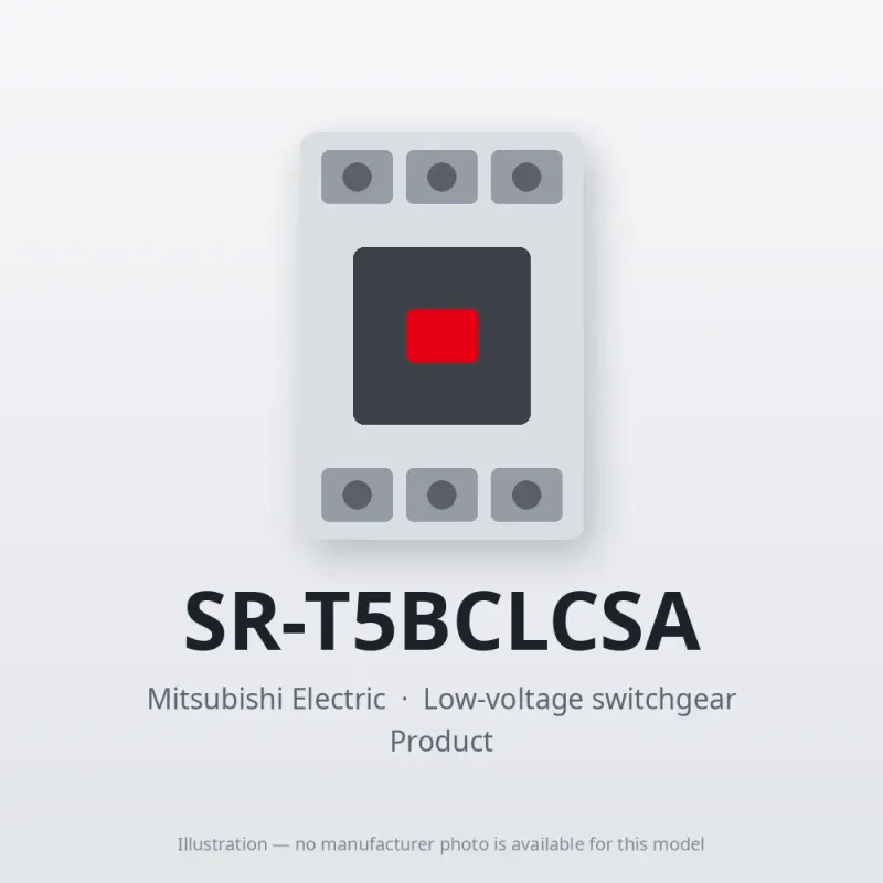 SR-T5BCLCSA Mitsubishi Low-voltage switchgear Contactor Relay