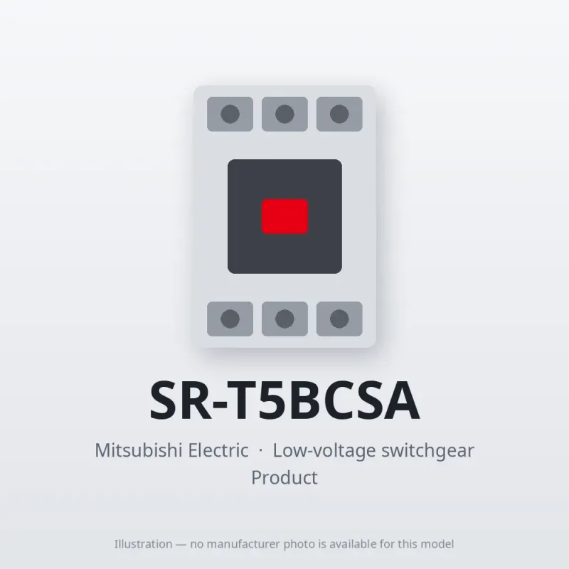 SR-T5BCSA Mitsubishi Low-voltage switchgear Contactor Relay