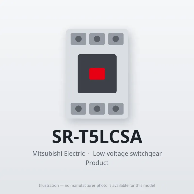 SR-T5LCSA Mitsubishi Low-voltage switchgear Contactor Relay