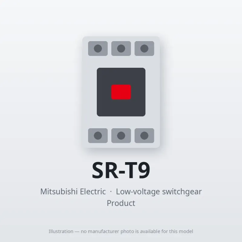 SR-T9 Mitsubishi Low-voltage switchgear Contactor Relay