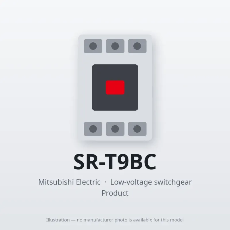 SR-T9BC Mitsubishi Low-voltage switchgear Contactor Relay