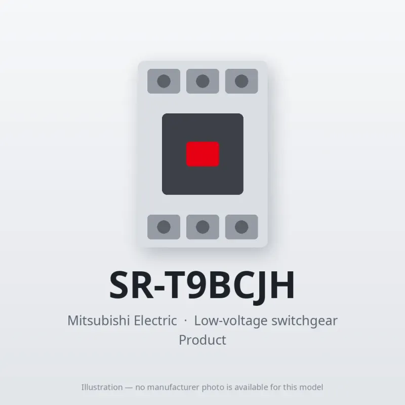 SR-T9BCJH Mitsubishi Low-voltage switchgear Contactor Relay