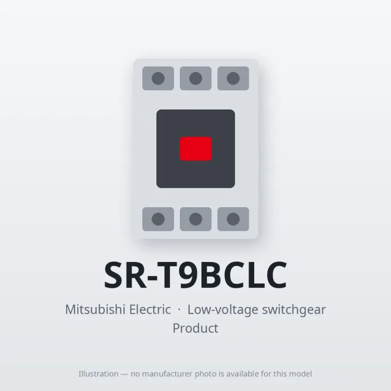 SR-T9BCLC Mitsubishi Low-voltage switchgear Contactor Relay