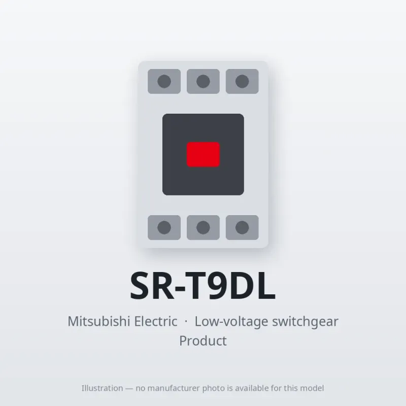 SR-T9DL Mitsubishi Low-voltage switchgear Contactor Relay