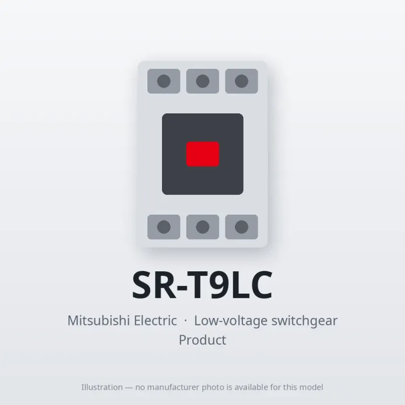 SR-T9LC Mitsubishi Low-voltage switchgear Contactor Relay