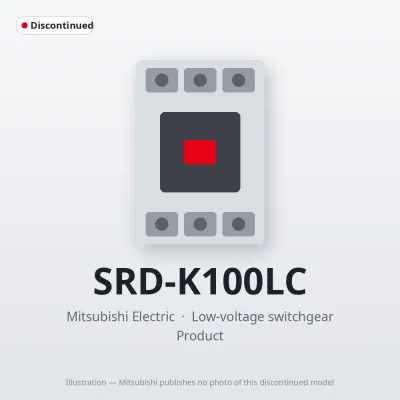 SRD-K100LC Mitsubishi Low-voltage switchgear Contactor Relay