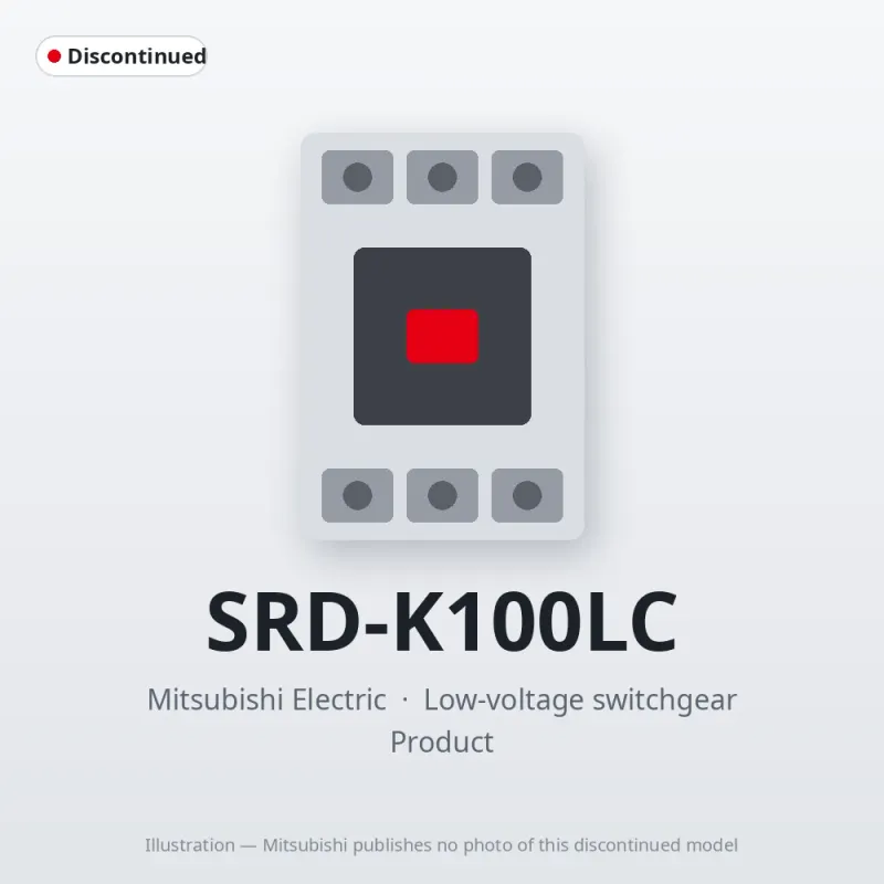 SRD-K100LC Mitsubishi Low-voltage switchgear Contactor Relay