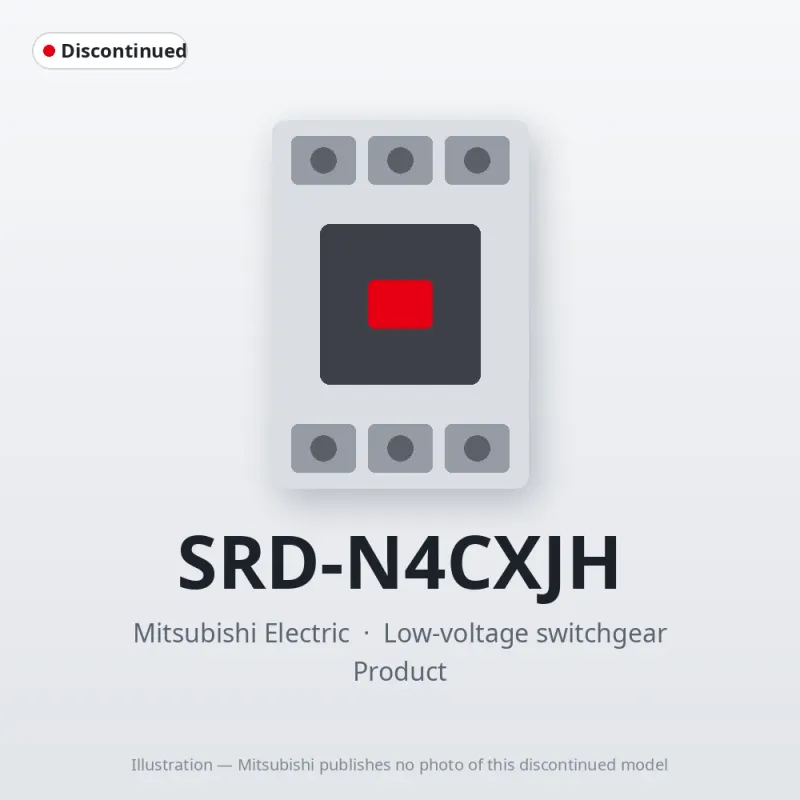 SRD-N4CXJH Mitsubishi Low-voltage switchgear Contactor Relay