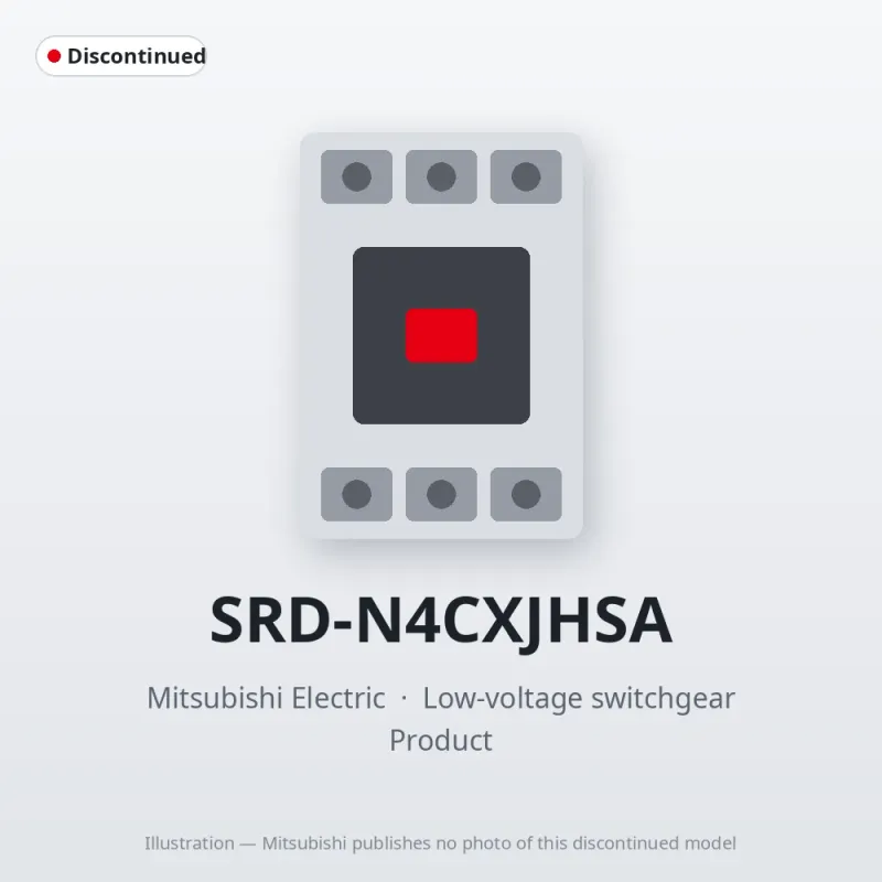 SRD-N4CXJHSA Mitsubishi Low-voltage switchgear Contactor Relay