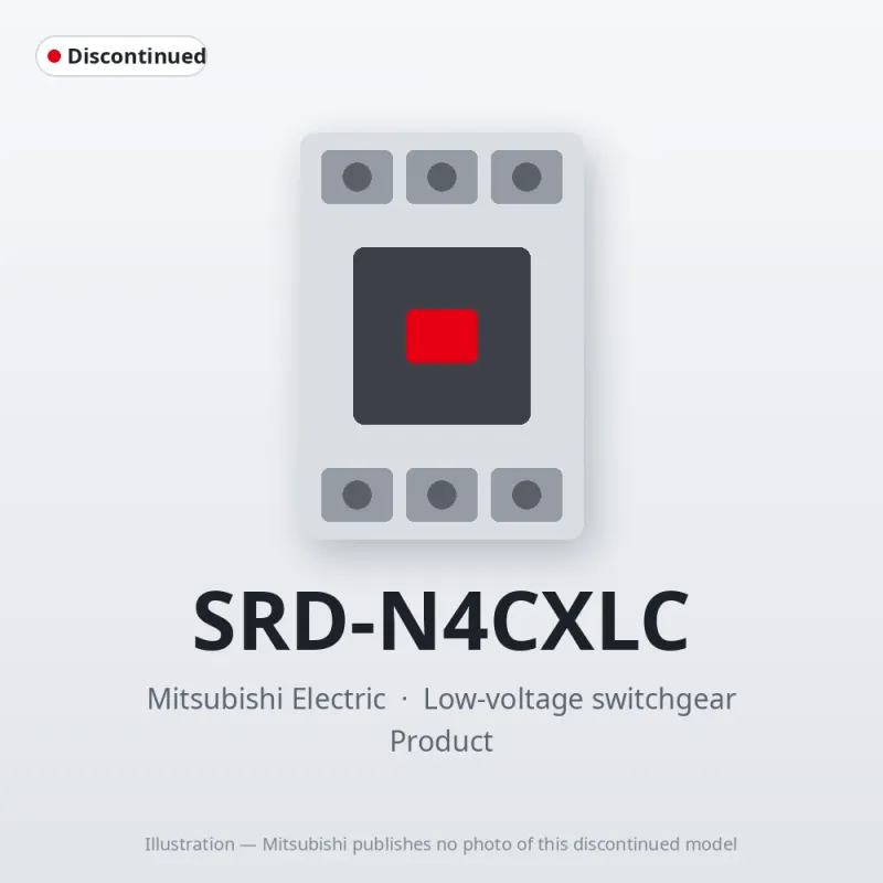 SRD-N4CXLC Mitsubishi Low-voltage switchgear Contactor Relay