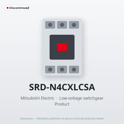 SRD-N4CXLCSA Mitsubishi Low-voltage switchgear Contactor Relay