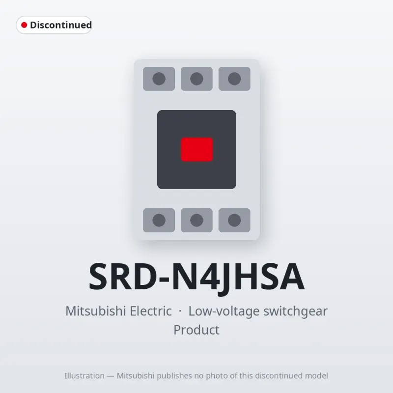 SRD-N4JHSA Mitsubishi Low-voltage switchgear Contactor Relay