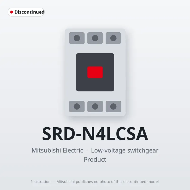 SRD-N4LCSA Mitsubishi Low-voltage switchgear Contactor Relay
