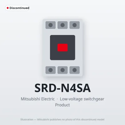 SRD-N4SA Mitsubishi Low-voltage switchgear Contactor Relay