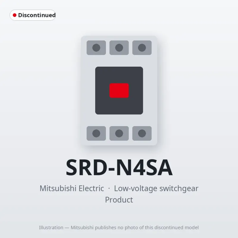 SRD-N4SA Mitsubishi Low-voltage switchgear Contactor Relay