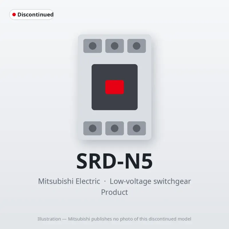 SRD-N5 Mitsubishi Low-voltage switchgear Contactor Relay