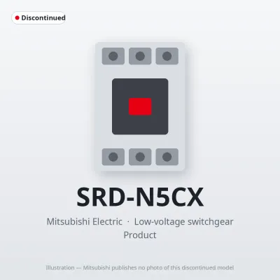 SRD-N5CX Mitsubishi Low-voltage switchgear Contactor Relay