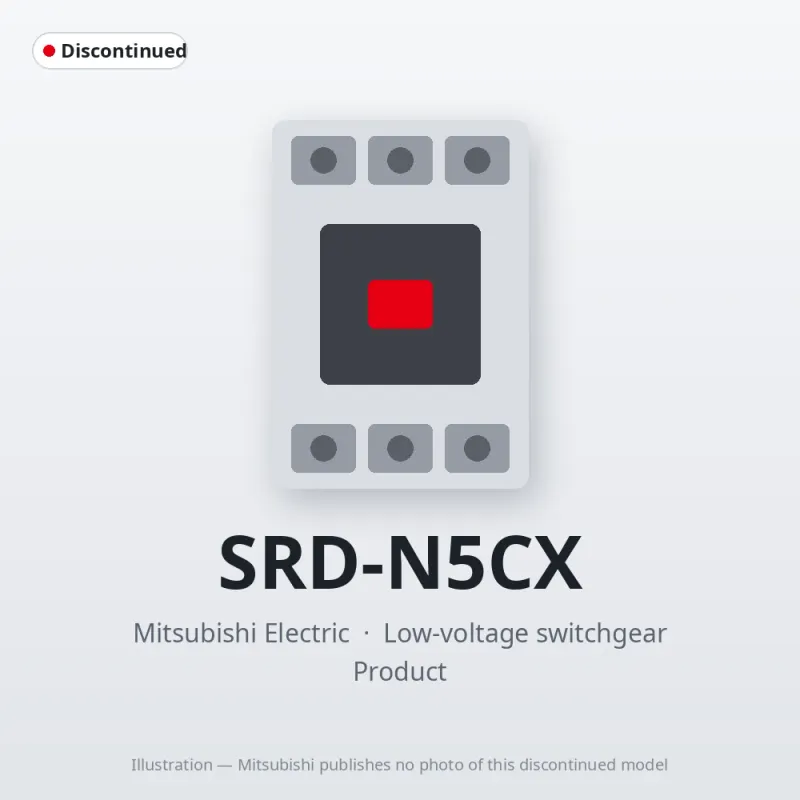 SRD-N5CX Mitsubishi Low-voltage switchgear Contactor Relay