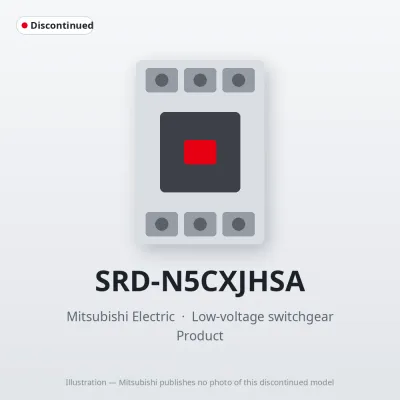 SRD-N5CXJHSA Mitsubishi Low-voltage switchgear Contactor Relay