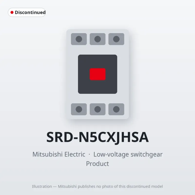 SRD-N5CXJHSA Mitsubishi Low-voltage switchgear Contactor Relay