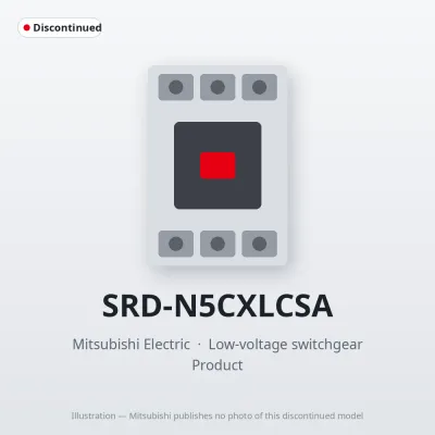 SRD-N5CXLCSA Mitsubishi Low-voltage switchgear Contactor Relay