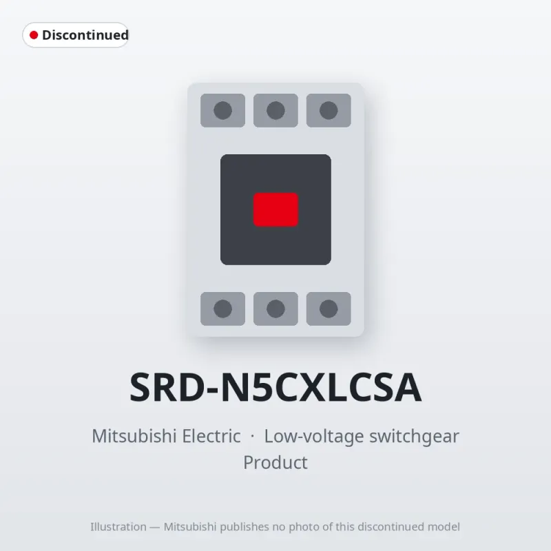 SRD-N5CXLCSA Mitsubishi Low-voltage switchgear Contactor Relay