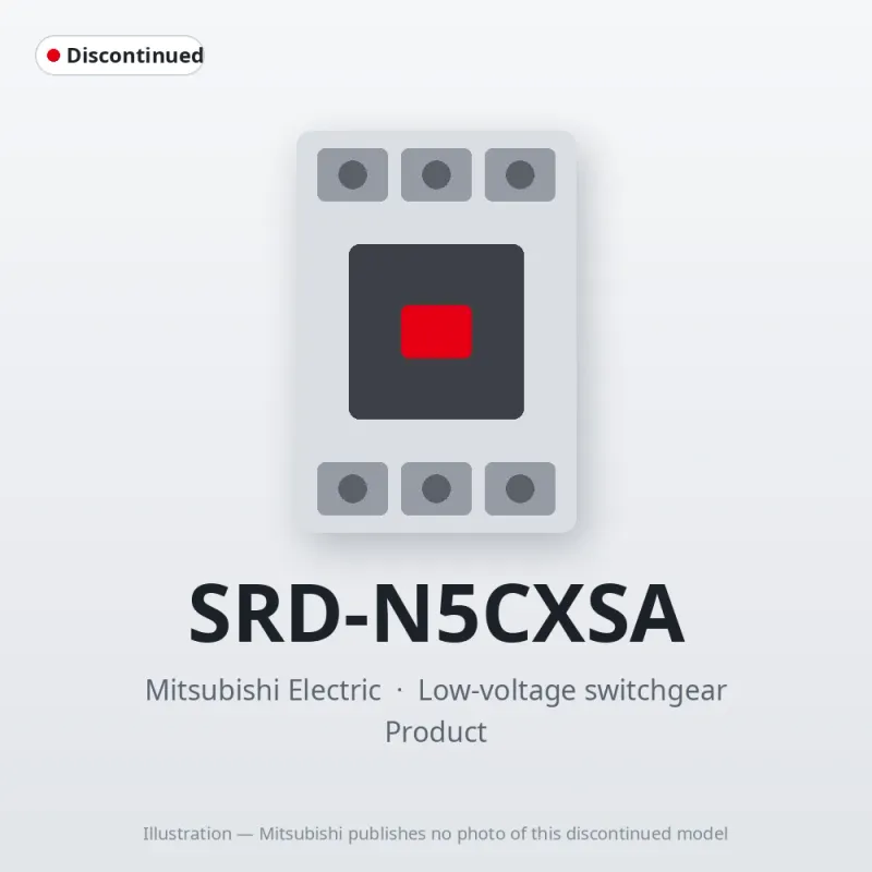 SRD-N5CXSA Mitsubishi Low-voltage switchgear Contactor Relay