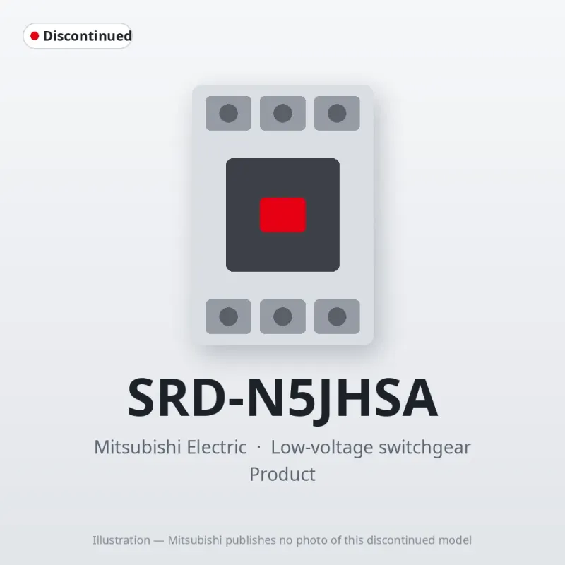 SRD-N5JHSA Mitsubishi Low-voltage switchgear Contactor Relay
