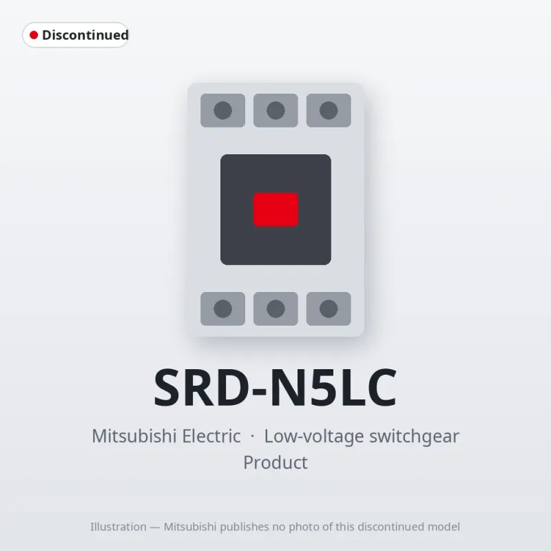 SRD-N5LC Mitsubishi Low-voltage switchgear Contactor Relay