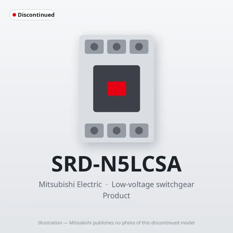 SRD-N5LCSA Mitsubishi Low-voltage switchgear Contactor Relay