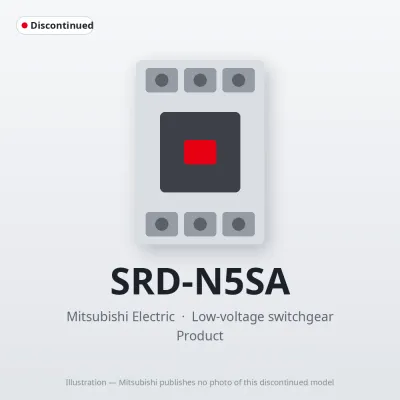 SRD-N5SA Mitsubishi Low-voltage switchgear Contactor Relay