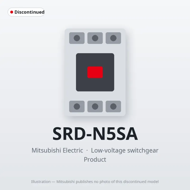 SRD-N5SA Mitsubishi Low-voltage switchgear Contactor Relay