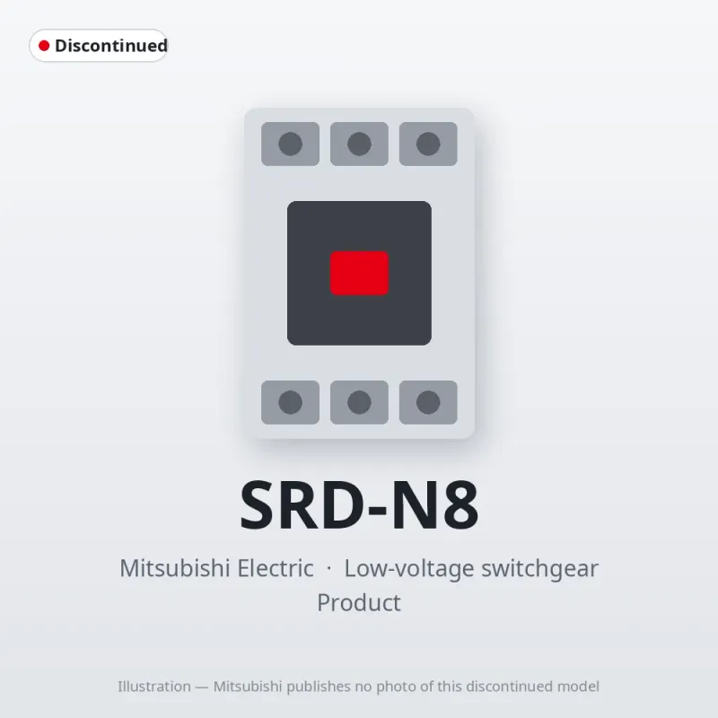 SRD-N8 Mitsubishi Low-voltage switchgear Contactor Relay