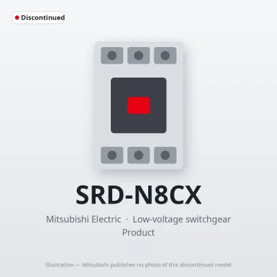 SRD-N8CX Mitsubishi Low-voltage switchgear Contactor Relay