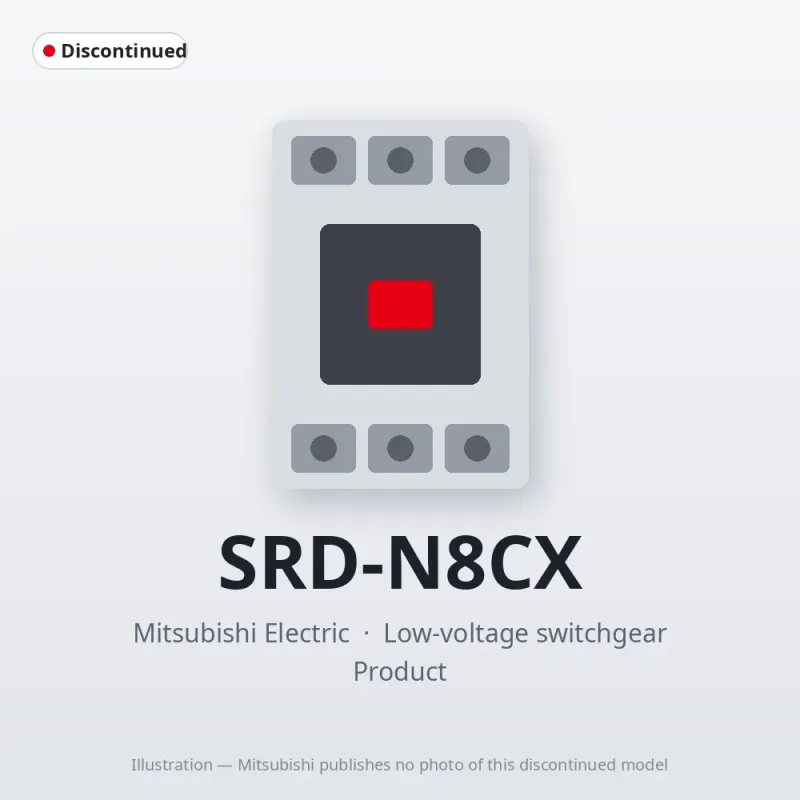 SRD-N8CX Mitsubishi Low-voltage switchgear Contactor Relay